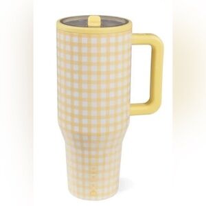 HydroJug Sunny Sips Yellow Gingham Traveler